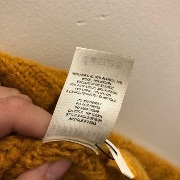 AritziaSundayBestMellyKnitSweaterGoldenYellowSSmall - Picture 10 of 10